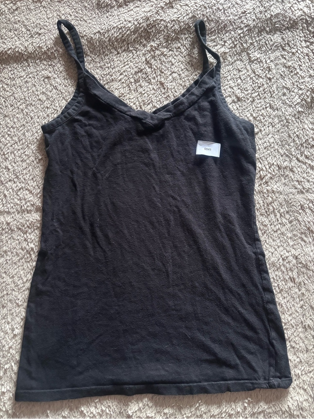 OP Black V-Neck Cami Tank Top